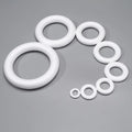 White Foam Ring Round Christmas — Swuffy