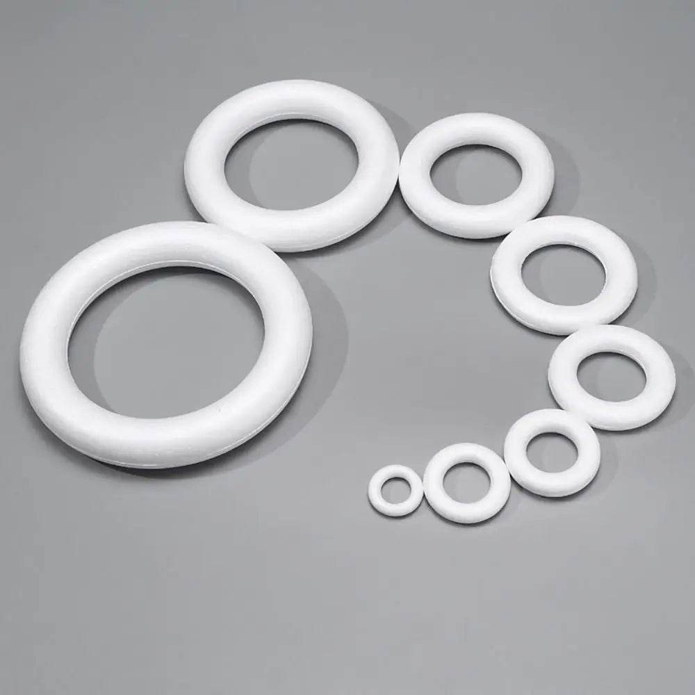 White Foam Ring Round Christmas — Swuffy