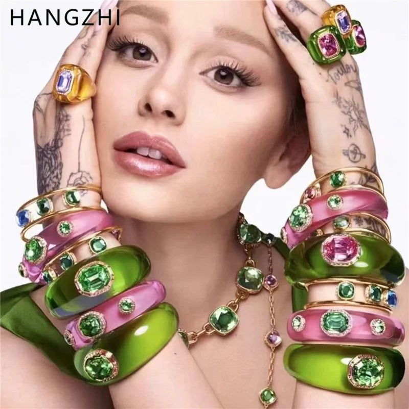 Hangzhi Sweet Geometric Shaped Rhinestone — Swuffy