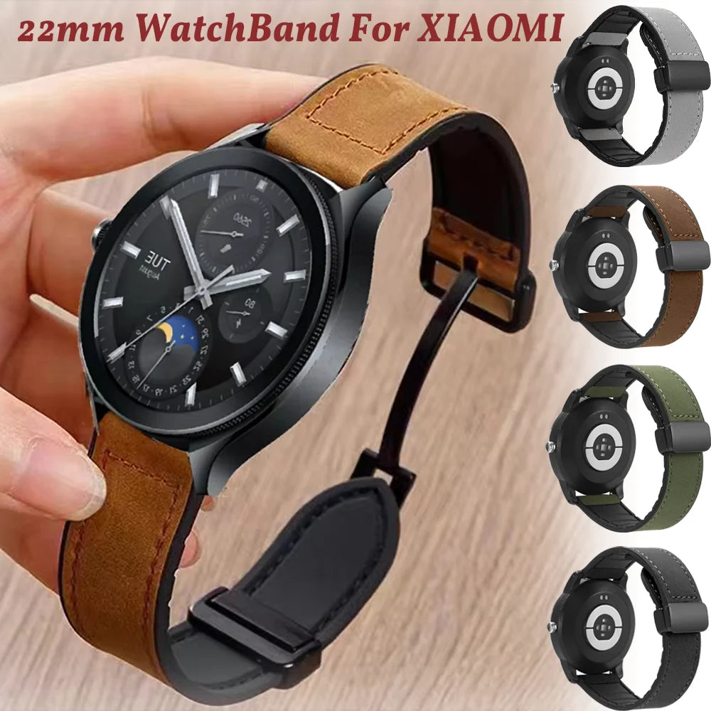 Leather Watch Band Xiaomi Watch — Swuffy
