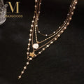Vintage Pendant Necklace Imitation Pearl — Swuffy