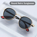 Round Retro Sunglasses Sunnies Brand — Swuffy