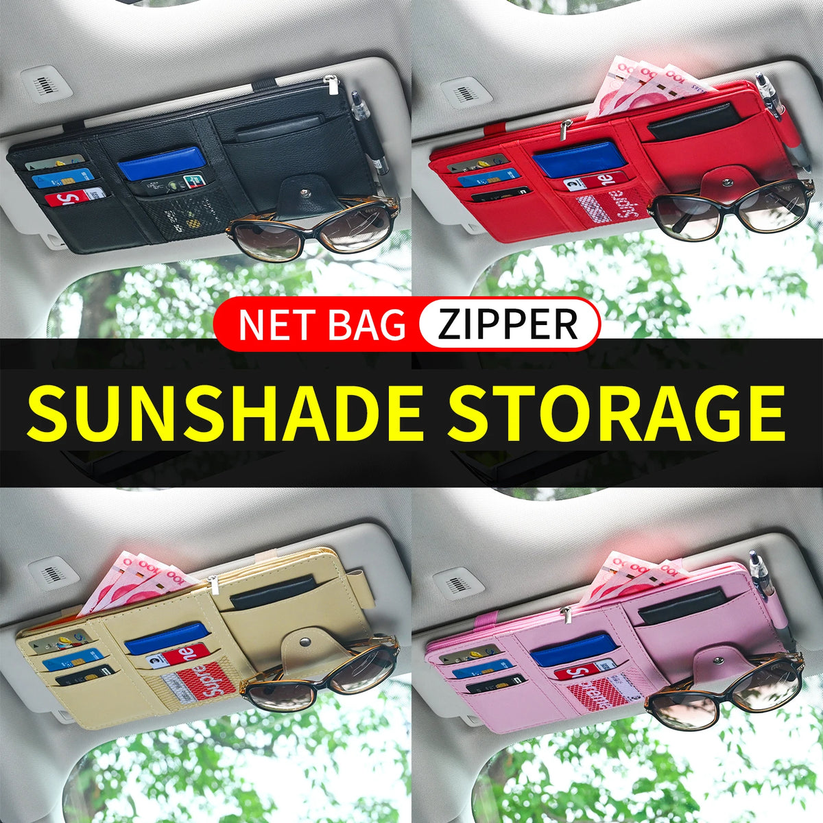 Nuvora Car Sun Visor Bill Pen Business Card — Nuvora