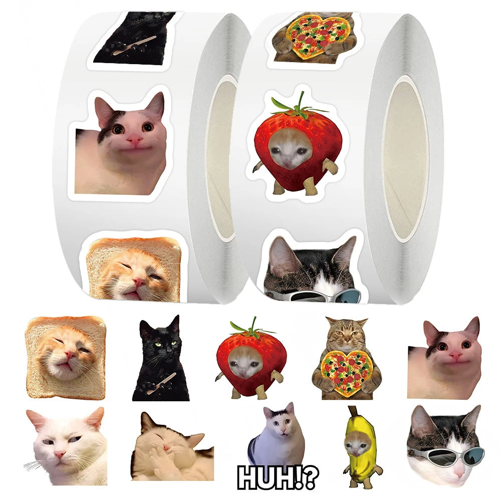 Cute Cat Reward Stickers (500pc) — Swuffy