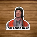 Nuvora Funny Sticker Hard Hat Sticker -Looks Good — Nuvora