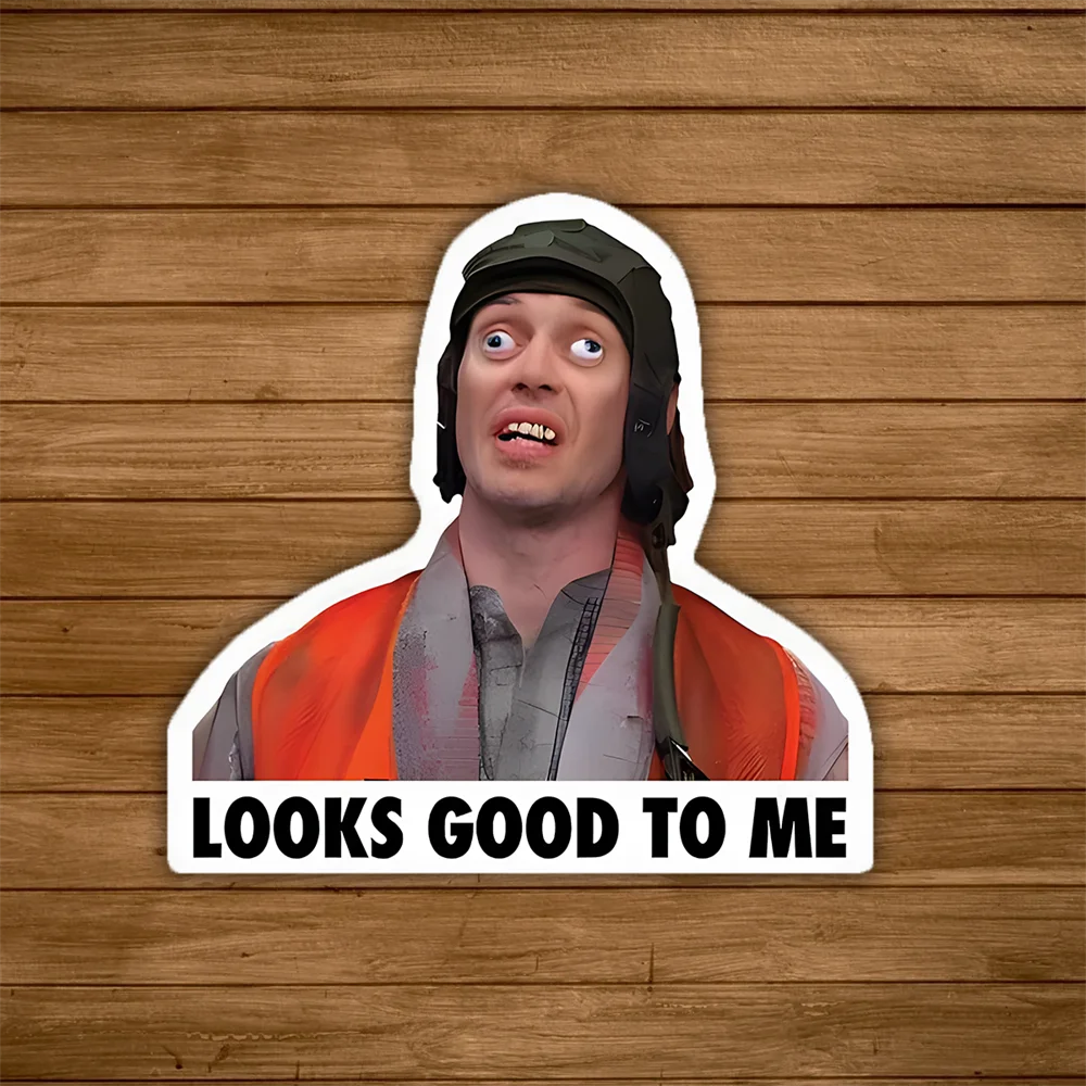 Nuvora Funny Sticker Hard Hat Sticker -Looks Good — Nuvora
