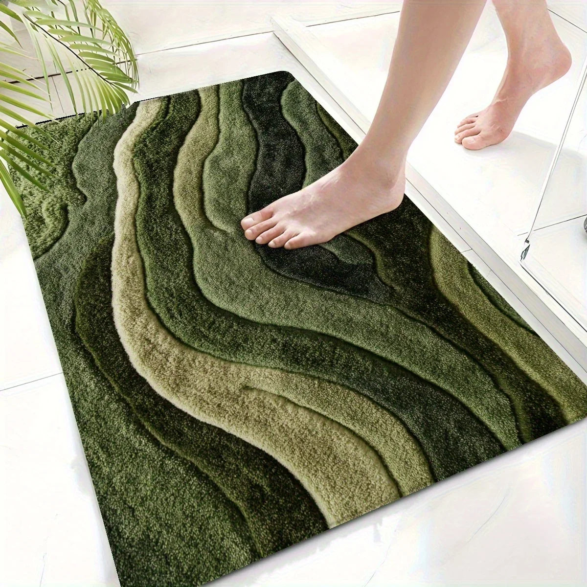 Wave-Textured Area Rug — Swuffy