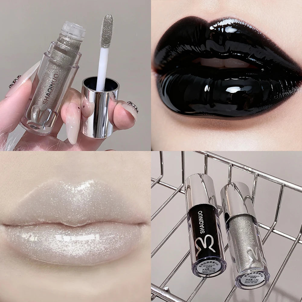 Nuvora Nude Mirror Finish Lip Glaze Water Glossy — Nuvora