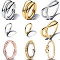 Silver Ring Geometric Design Minimalist — Swuffy