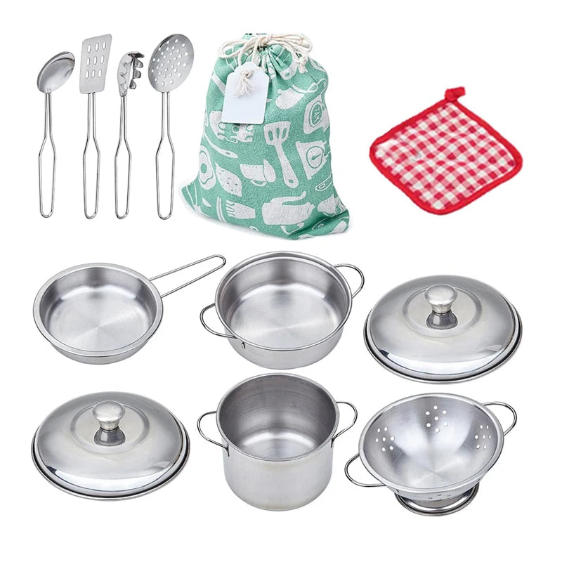 Nuvora Children Metal Stainless Steel Material Pretend Play — Nuvora