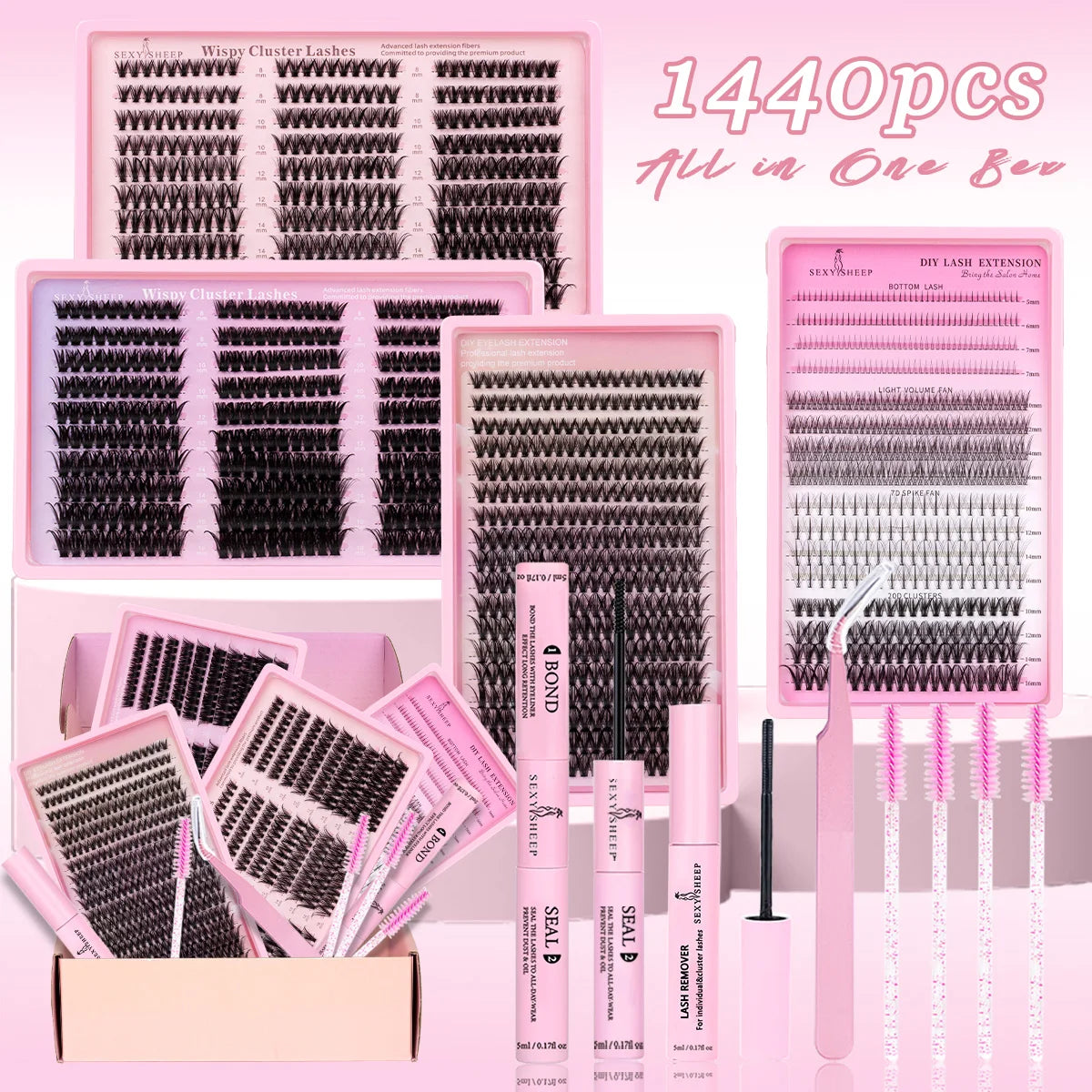 Individual Eyelash Kit Mix Styles — Swuffy