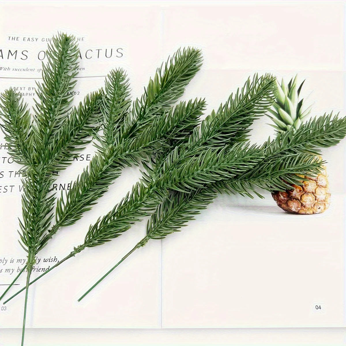 Realistic Artificial Pine Branches Evergreen — Swuffy