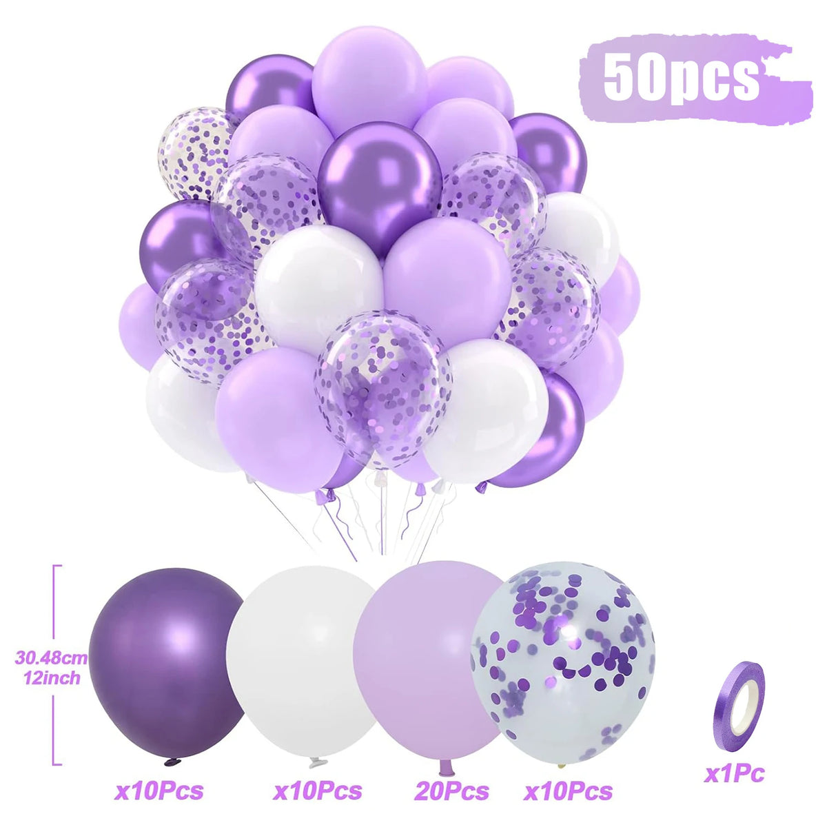 Inch Purple Blue Pink Latex — Swuffy