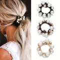 Pearl Brimmed Hair Tie Glitter — Swuffy