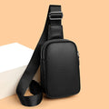 Leather Chest Shoulder Bag Messenger — Swuffy