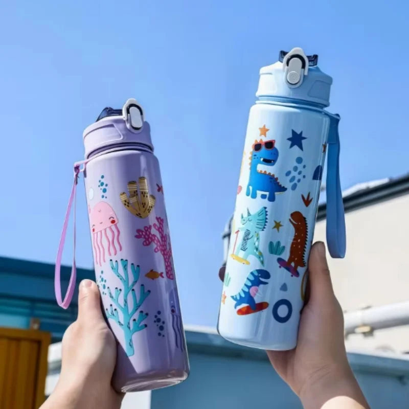 Dinosaur Water Bottle Kids Water — Swuffy