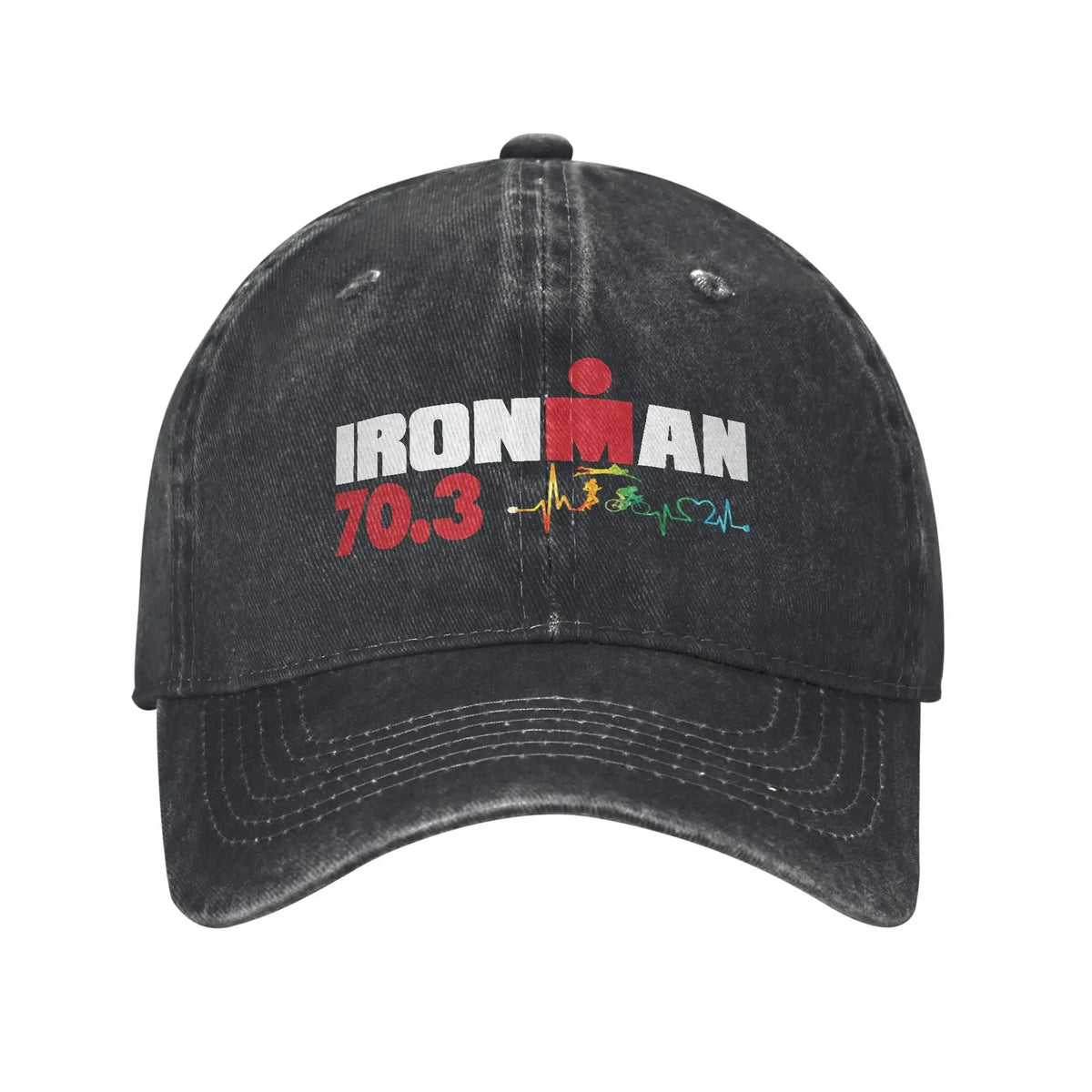 Ironman Triathlon Heartbeat Cycling Running — Swuffy