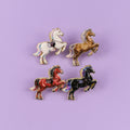 Cartoon Horse Brooches Animal Enamel — Swuffy
