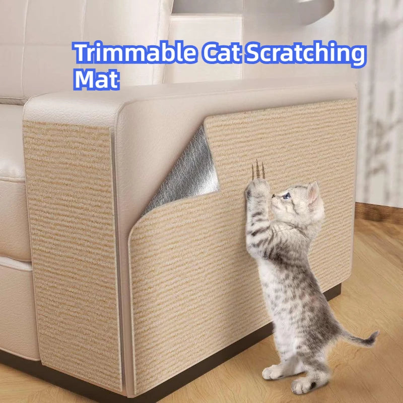 Nuvora Trimmable Cat Scratching Mat Cat Scratcher Sofa — Nuvora