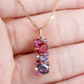 Rose Red Crystal Pendant Purple — Swuffy