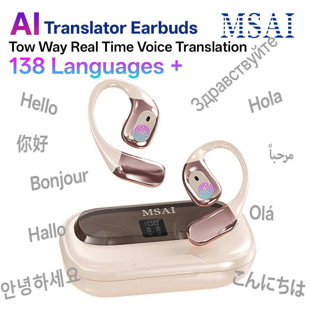 Msai Languages Wireless Translator Earbuds — Swuffy