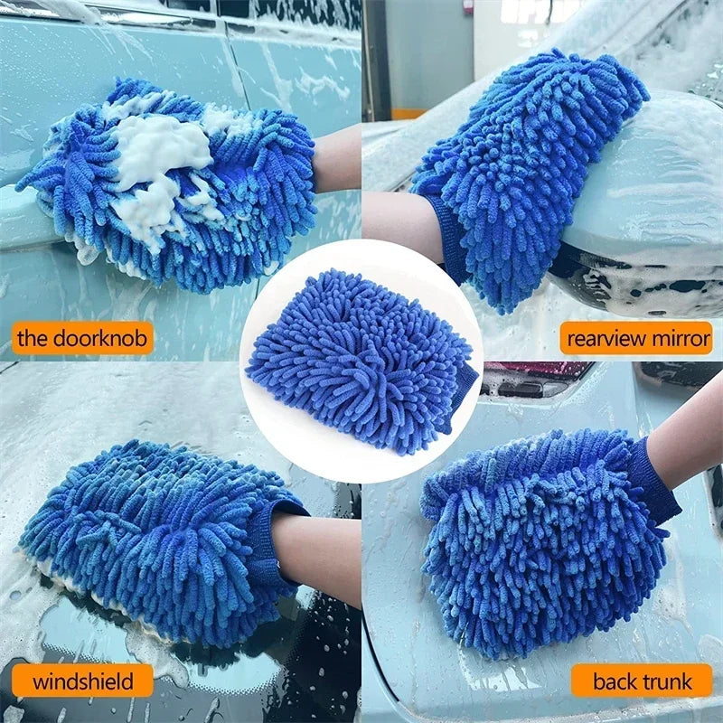 Microfiber Chenille Glove Car Wash — Swuffy