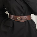 Fashionable Wide Waist Belt Black — Swuffy