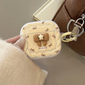 Cartoon Brown Bowknot Earphone Case — Swuffy