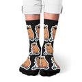 Capybara Print Mid Calf Socks — Swuffy