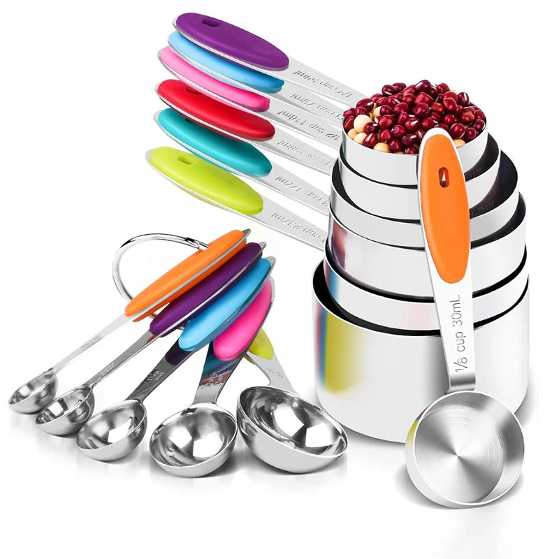 Stainless Steel Measuring Cups Spoons — Swuffy