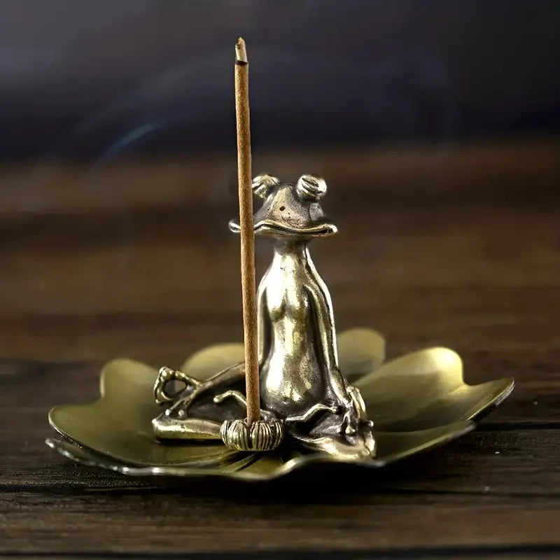 Vintage Zen Frog Incense Burner — Swuffy