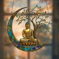 Acrylic Buddha Statue Sun Catcher — Swuffy