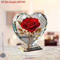 Acrylic Red Rose Ornament Mother — Swuffy