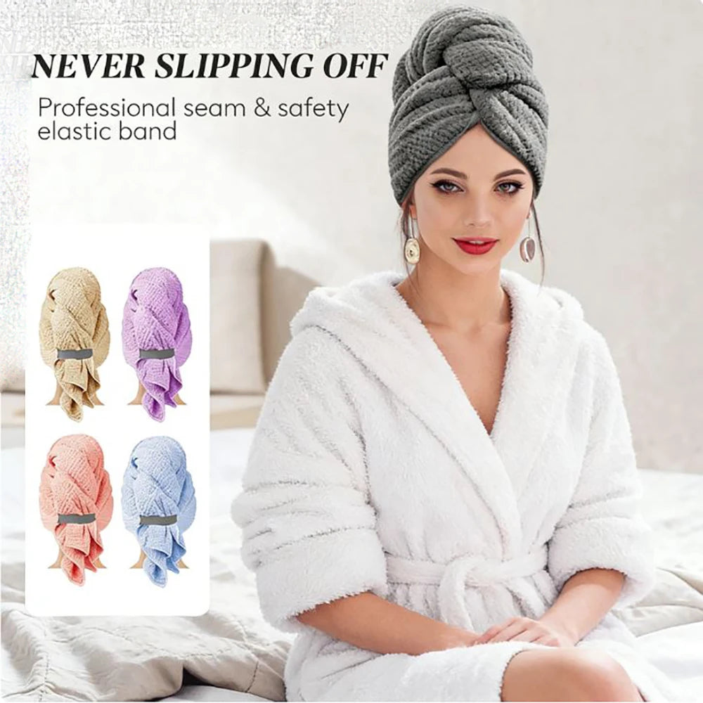 Extra Large Microfiber Hair Towel — Swuffy