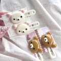 Bear Hairpins Preppy Headdress Plastic — Swuffy