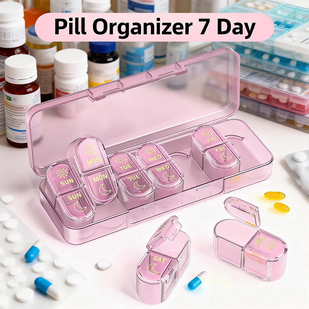 7-Day AM/PM Pill Organizer — Swuffy