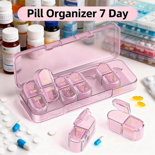 7-Day AM/PM Pill Organizer — Swuffy