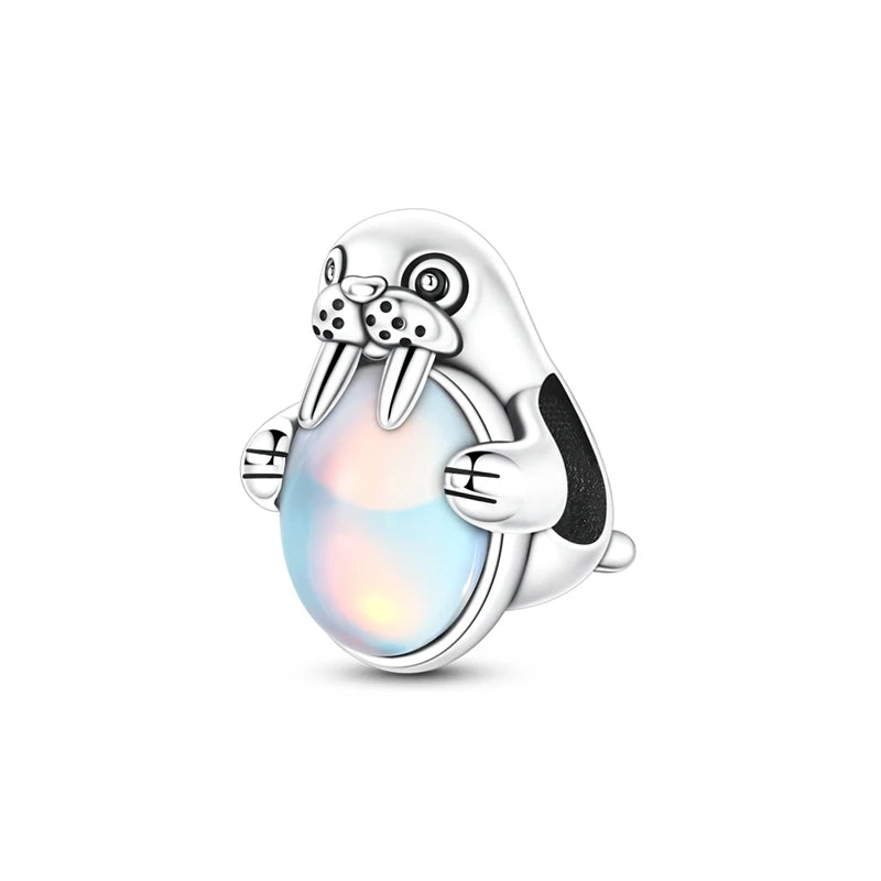 Sterling Silver Charms Bead Cz — Swuffy