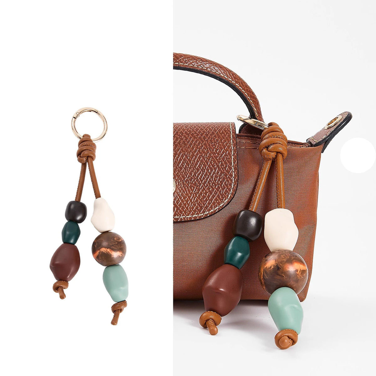 Beads Charm Retro End Keychain — Swuffy