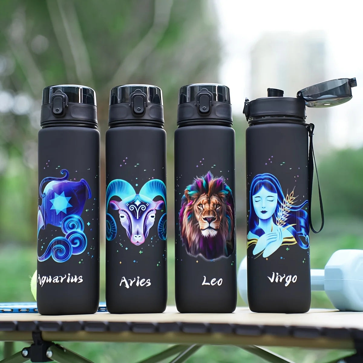 Outdoor Sports Constellation Water Bottle — Swuffy