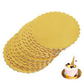 Elegant Golden Cake Boards Disposable — Swuffy
