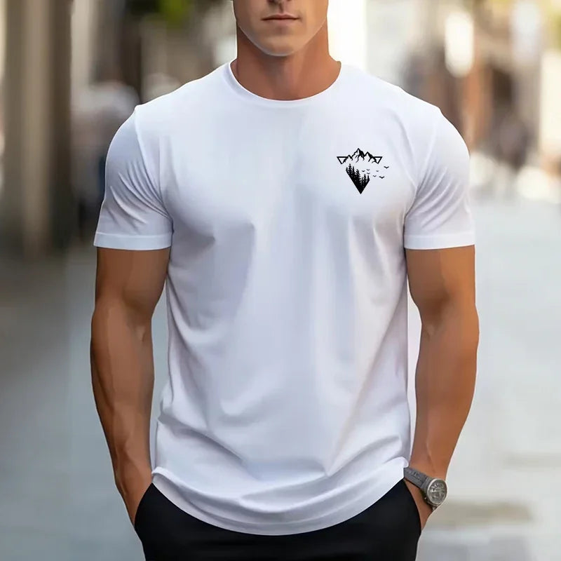 In Shirt Simple Mountain Pattern — Swuffy
