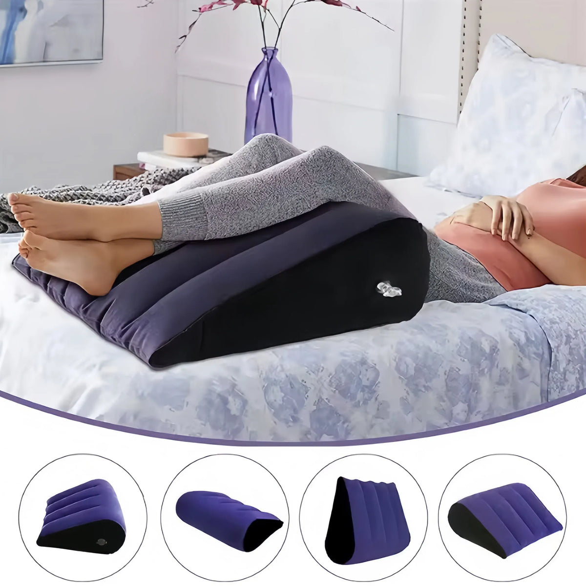 Inflatable Pvc Flocked Yoga Posture — Swuffy