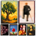 Mc Artwork Pixels Painting Calligraphy — Swuffy