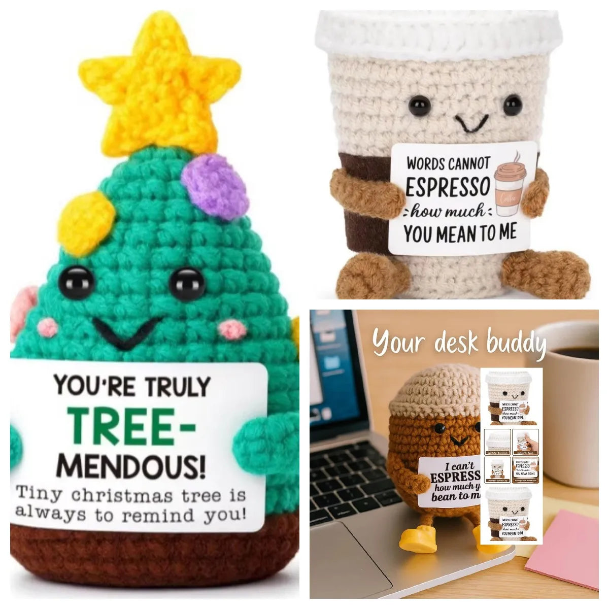 Handmade Crochet Coffee Cup Doll — Swuffy