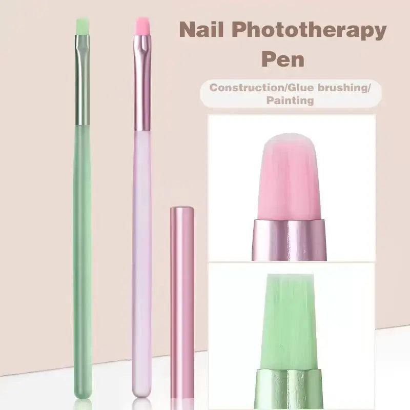 Pink Round Head Green Flat — Swuffy