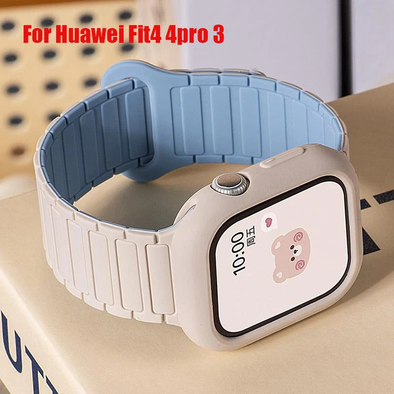 Silicone Magnetic Strap Casefor Huawei — Swuffy