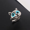 Silver Alloy Cat Ring Fashionable — Swuffy