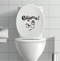 Funny Toilet Sticker Cartoon Character — Swuffy