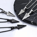 Vintage Viking Triangular Spearhead Necklace — Swuffy